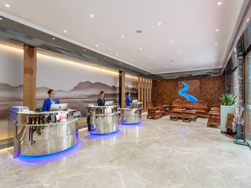 Blue City Chengdu Hotell Exteriör bild